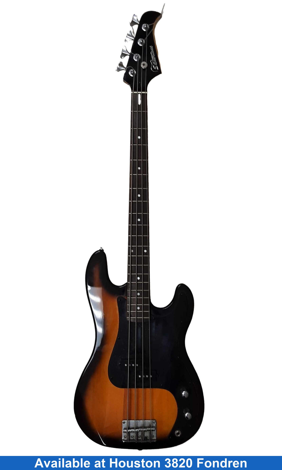Silvertone Sslb-11/bk Beige / Tan Electric Bass Guitar