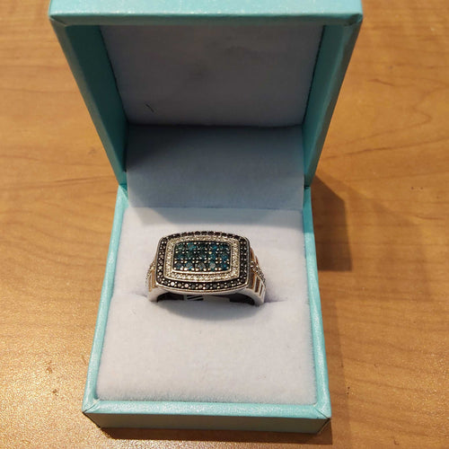 Men's Ring - White Gold 10k (.417) 7.9 grams Size 10