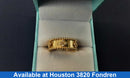 Women's Ring - Yellow Gold 14k (.585) 4.3 grams Size 6.5