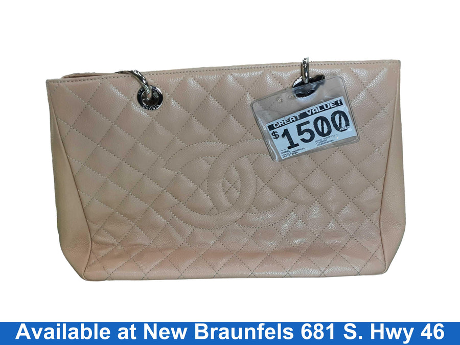 Chanel Grand Shopping Tote Beige / Tan