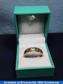 Ring - Wedding Band - Yellow Gold 10k (.417) 5.5 grams Size 12.5