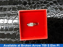 Women's Ring - Solitaire - White Gold 10k (.417) 2.7 grams Size 20