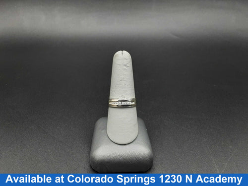 Ring - Wedding Band - White Gold 10k (.417) 2.4 grams Size 8.5