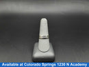 Ring - Wedding Band - White Gold 10k (.417) 2.4 grams Size 8.5