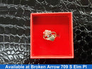 Women's Ring - Yellow Gold 10k (.417) 2.2 grams Size 4
