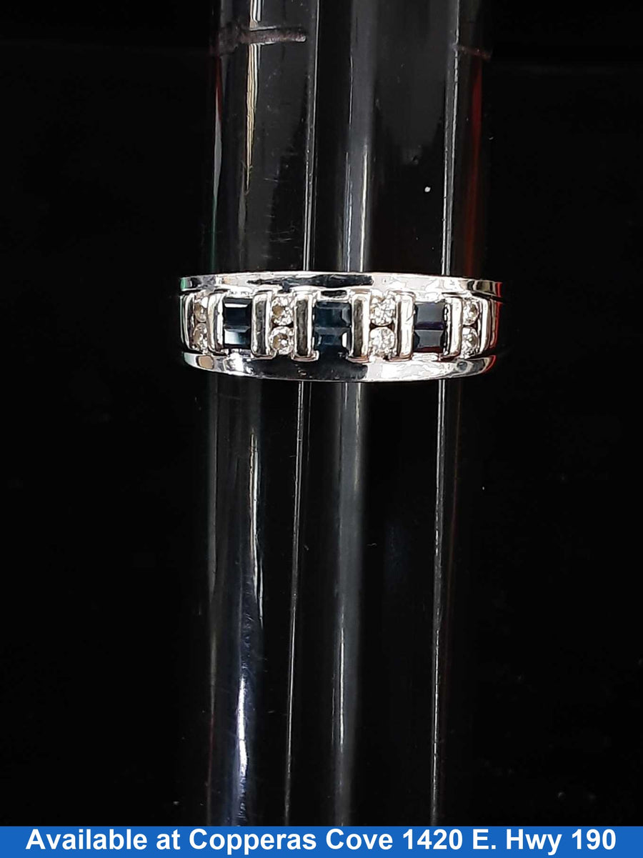 Ring - Wedding Band - White Gold 10k (.417) 6.1 grams Size 8