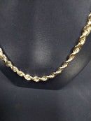 Rope Chain - White Gold 10k (.417) 51.8 grams 24 inch