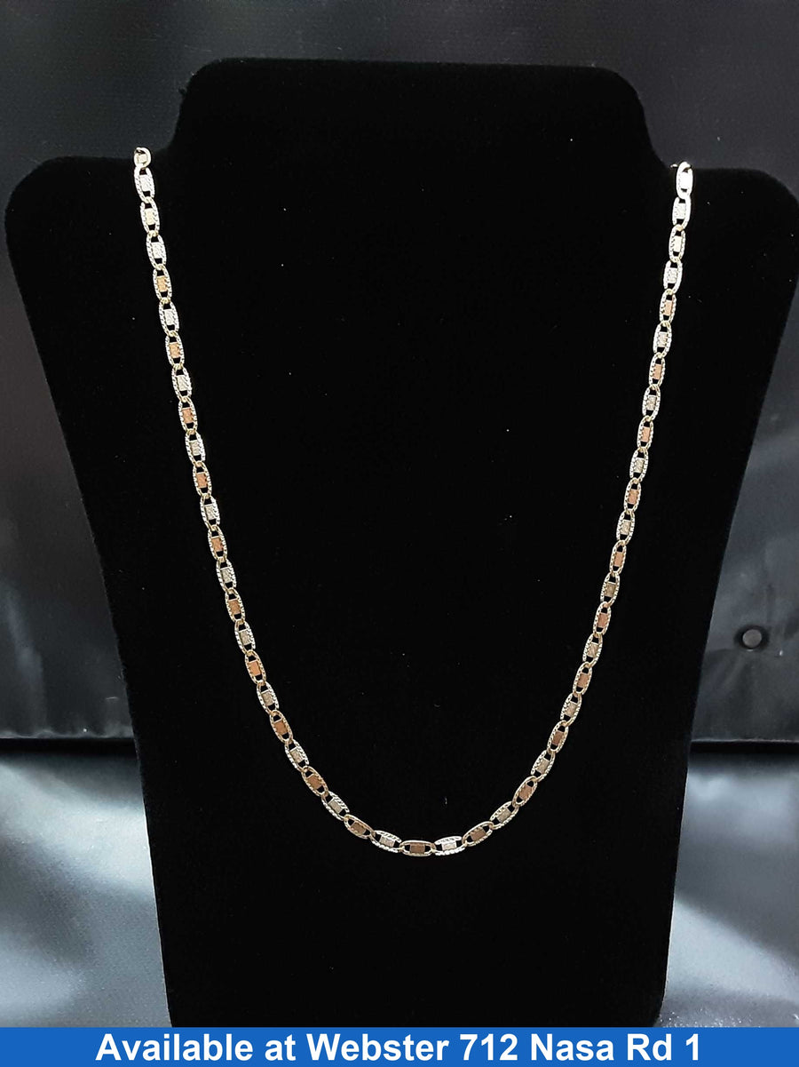 Wheat Chain - Tricolor Gold 10k (.417) 10.2 grams 22 inch