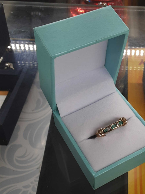 Women's Ring - Yellow Gold 10k (.417) 2.6 grams Size 20