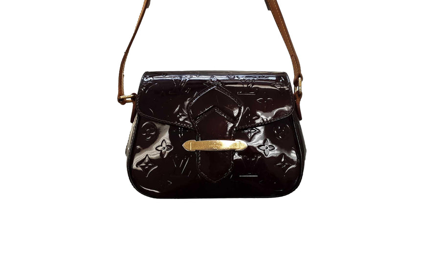 Louis Vuitton Amarante Monogram Vernis Purple Purse / Handbag