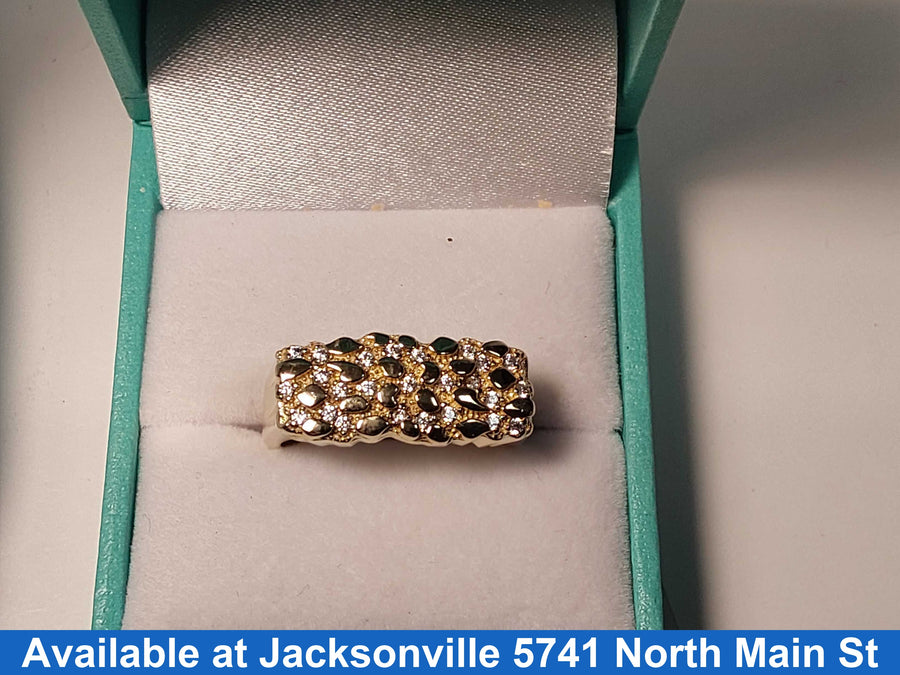 Men's Ring - Yellow Gold 10k (.417) 3.5 grams Size 8