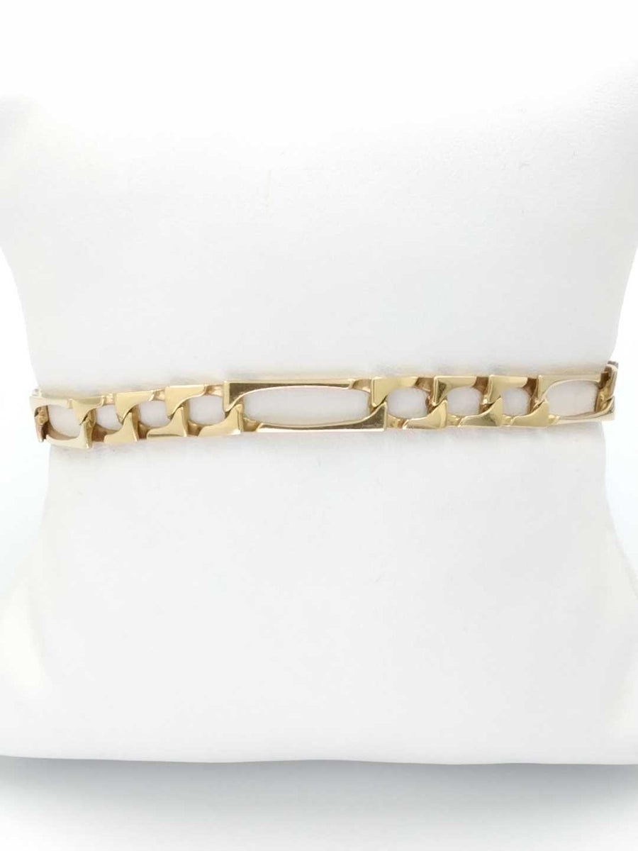 Link Bracelet - Yellow Gold 14k (.585) 12.5 grams 8 inch