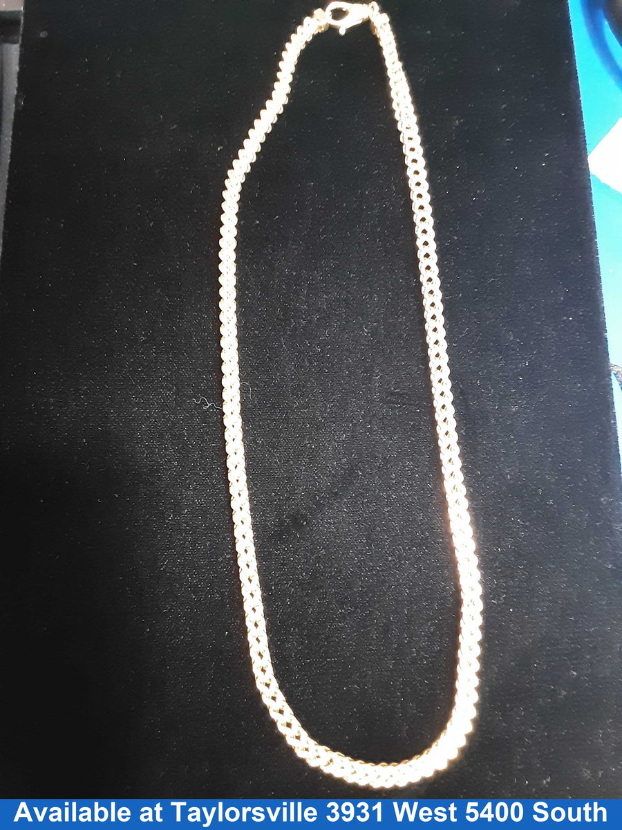 Fox Tail Chain - Yellow Gold 10k (.417) 22.9 grams 22 inch