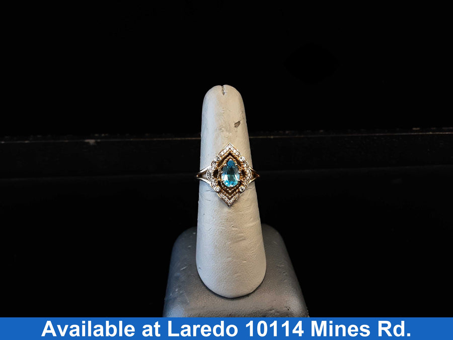 Women's Ring - Yellow Gold 10k (.417) 4.2 grams Size 20