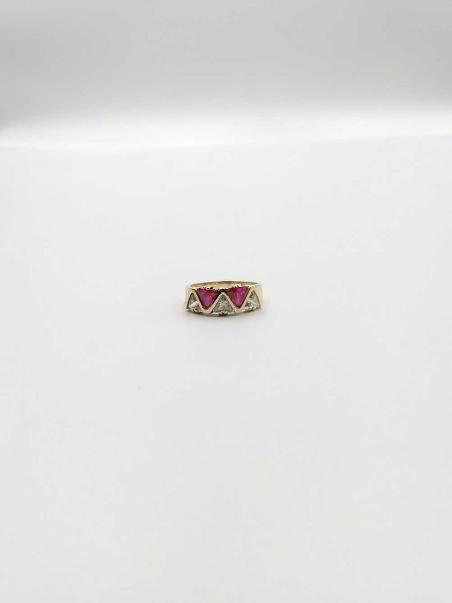 Women's Ring - Yellow Gold 14k (.585) 4.3 grams Size 8