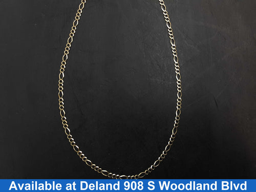 Figaro Chain - Yellow Gold 10k (.417) 7.2 grams 22 inch