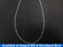 Figaro Chain - Yellow Gold 10k (.417) 7.2 grams 22 inch