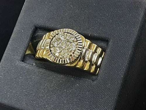 Women's Ring - Yellow Gold 14k (.585) 7.9 grams Size 8.5