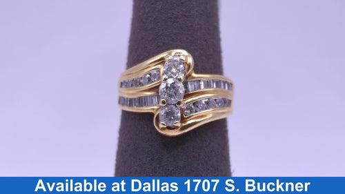 Women's Ring - Yellow Gold 10k (.417) 4.9 grams Size 7