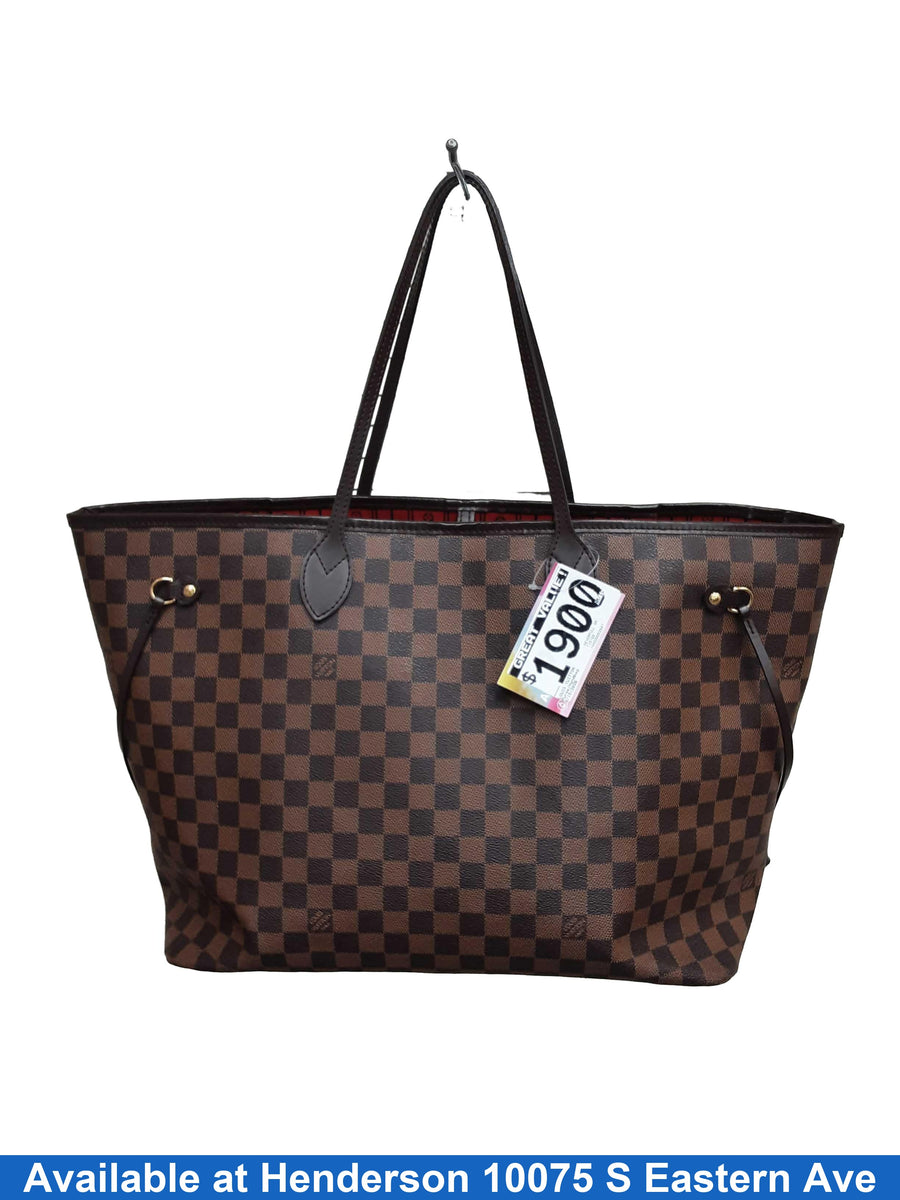 Louis Vuitton Neverfull Gm Brown Purse / Handbag