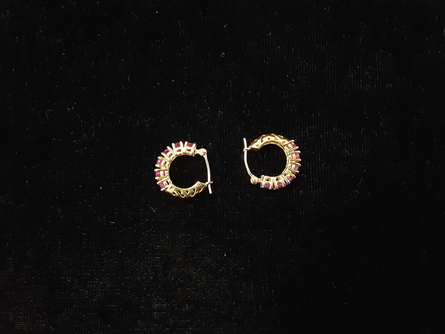 Hoop Earrings - Yellow Gold 14k (.585) 2.5 grams