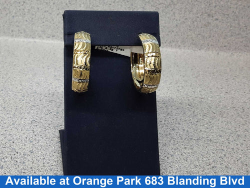 Hoop Earrings - Yellow Gold 14k (.585) 6.3 grams