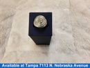 Men's Ring - White Gold 10k (.417) 7.4 grams Size 10.5