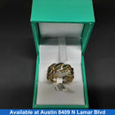 Women's Ring - Yellow Gold 14k (.585) 7.3 grams Size 9