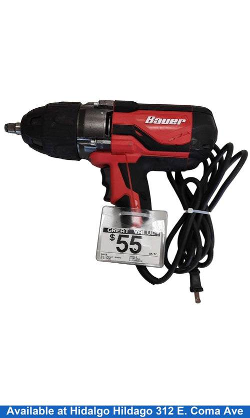 Bauer 1882e-b Red Standard Power Wrench
