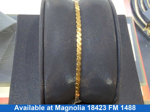 Serpentine Bracelet - Yellow Gold 14k (.585) 3.9 grams 7 inch