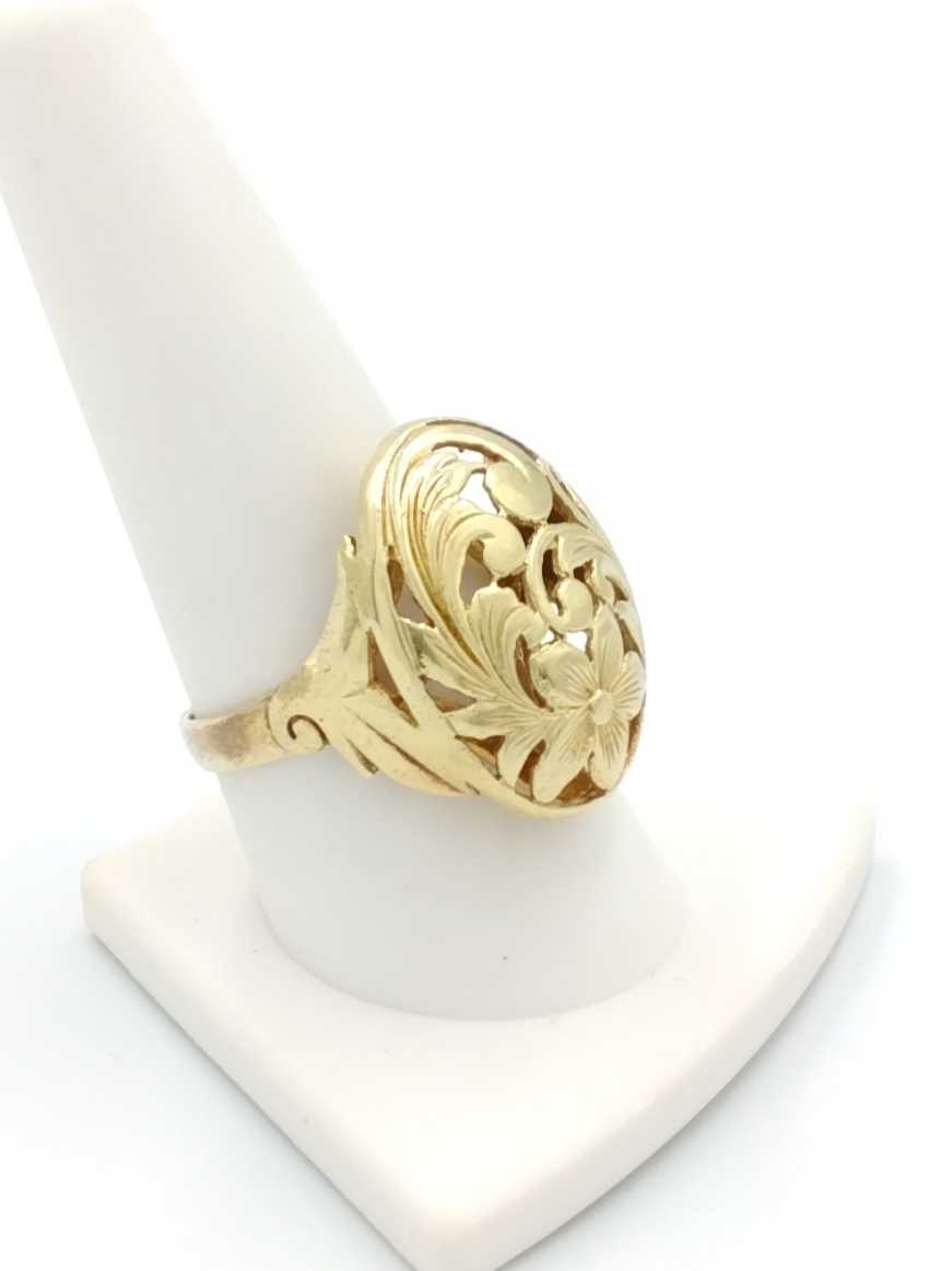Women's Ring - Yellow Gold 14k (.585) 8.1 grams Size 6.5