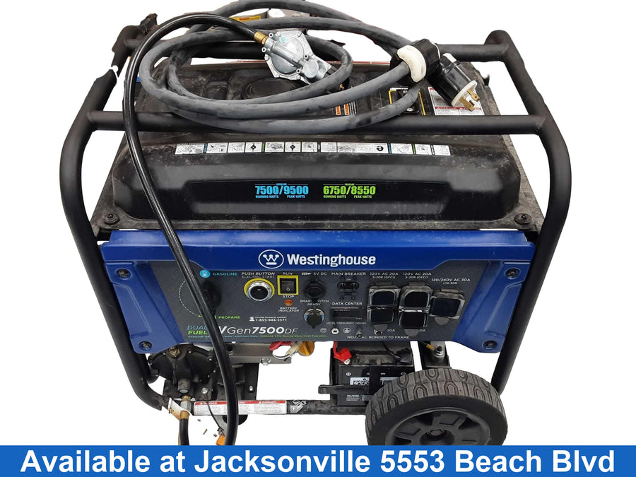 Westinghouse Wgen7500df Blue Generator