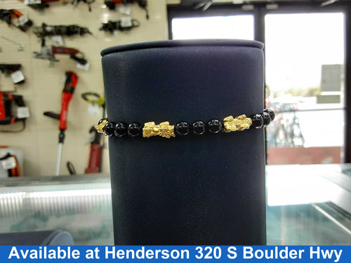 Bead Bracelet - Yellow Gold 22k (.917) 6.8 grams 8 inch