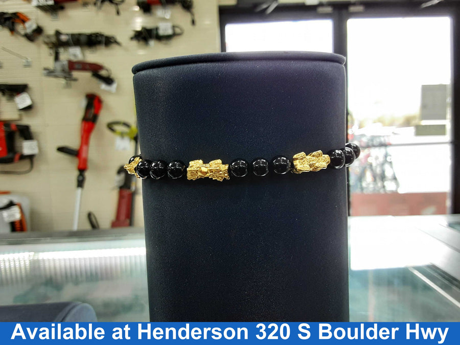 Bead Bracelet - Yellow Gold 22k (.917) 6.8 grams 8 inch