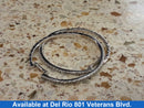 Bangle Earrings - White Gold 10k (.417) 3.6 grams