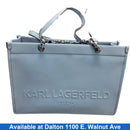 Karl Lagerfeld Paris Savoie Tote Bag Blue Purse / Handbag