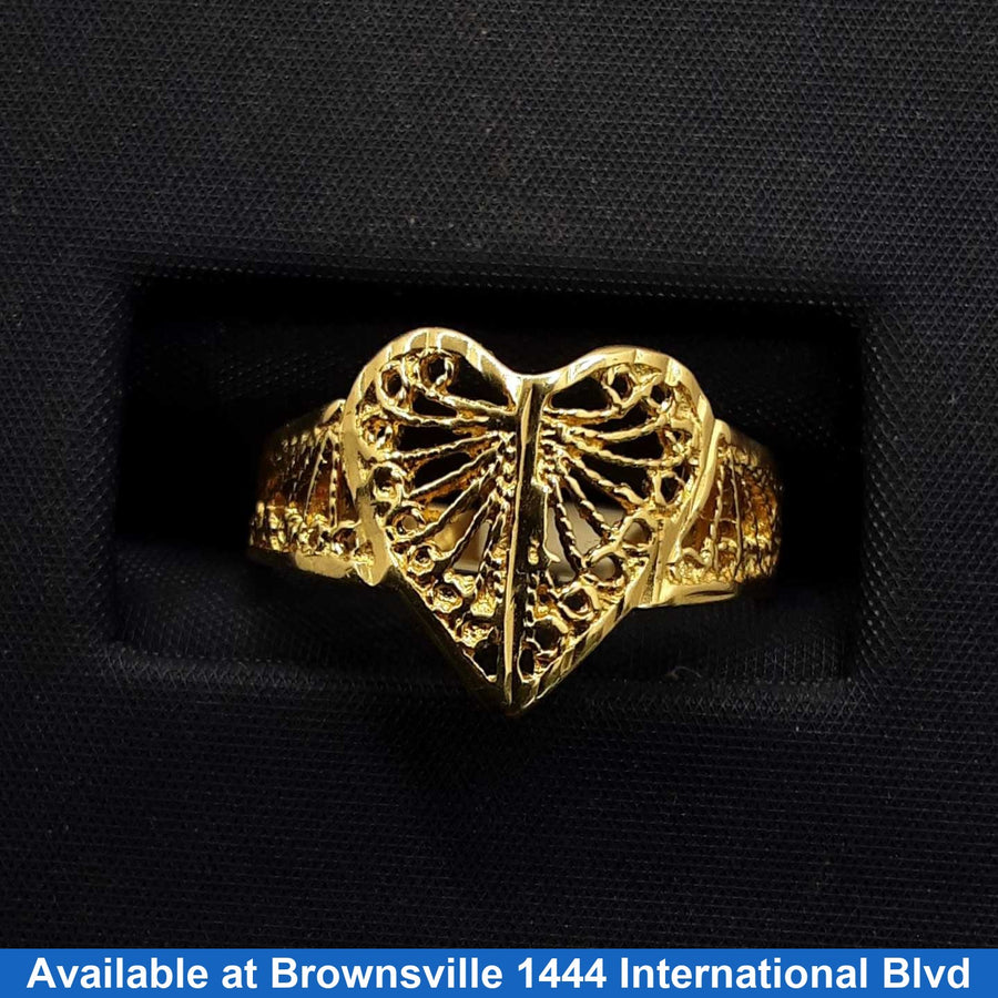 Women's Ring - Yellow Gold 14k (.585) 2.1 grams Size 7