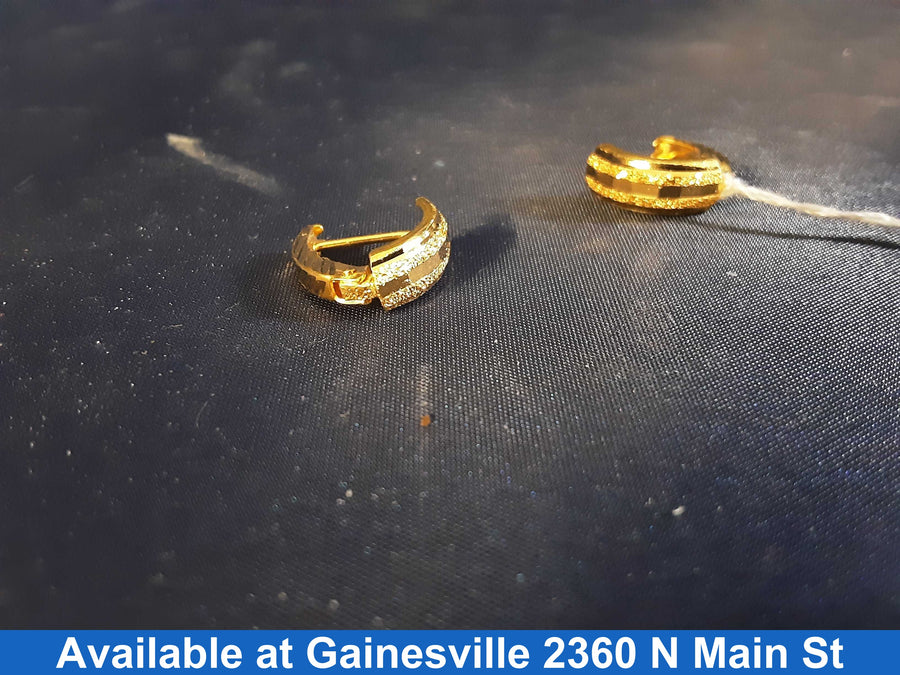Hoop Earrings - Yellow Gold 14k (.585) 3 grams