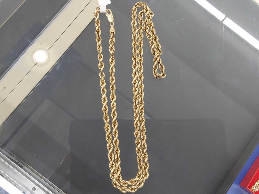 Rope Chain - Yellow Gold 10k (.417) 10.2 grams 10 inch