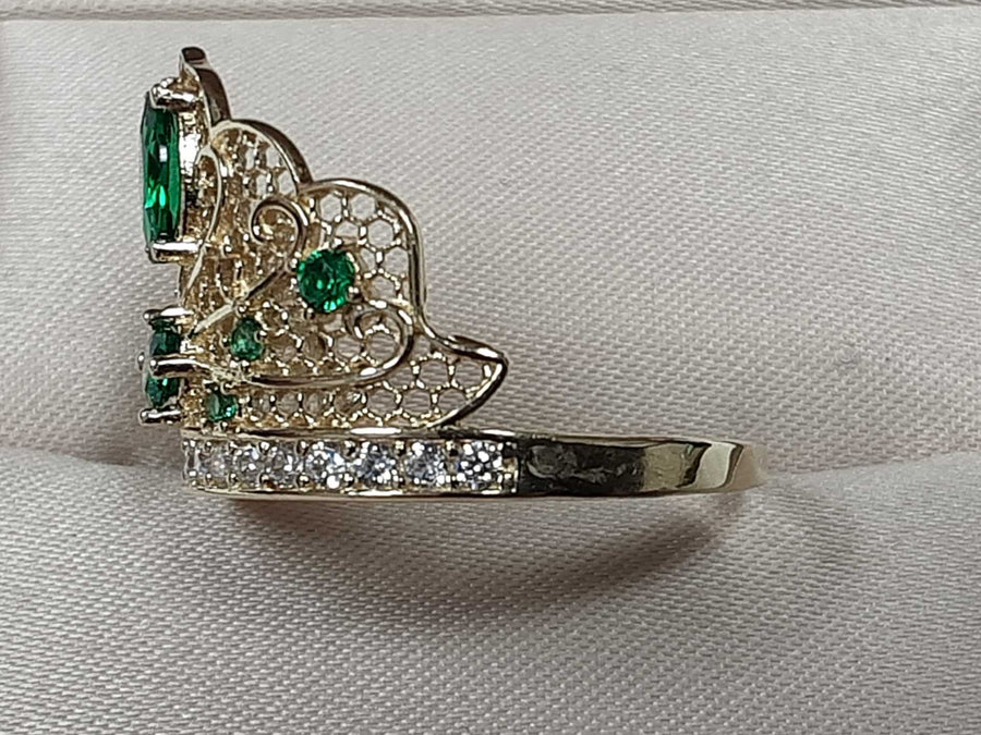 Women's Ring - Yellow Gold 14k (.585) 2.9 grams Size 9