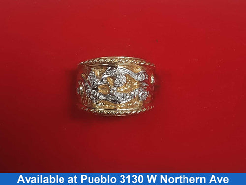 Women's Ring - Yellow Gold 10k (.417) 8 grams Size 6.5