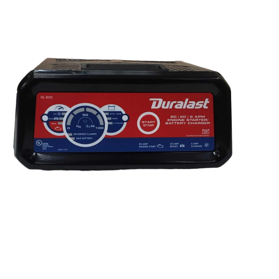 Duralast Dl-80d Black Battery Charger