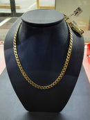 Cuban Link Chain - Yellow Gold 10k (.417) 14 grams 17 inch
