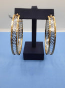 Bangle Earring Yellow Gold 10k (.417) 10.2 grams