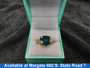Women's Ring - Solitaire - Yellow Gold 10k (.417) 5.4 grams Size 8
