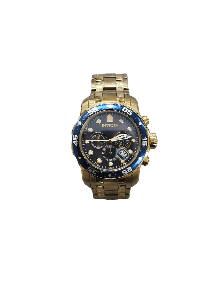 Invicta 0073 Gold Regular Watch