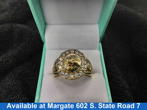 Men's Ring - Yellow Gold 10k (.417) 7 grams Size 12