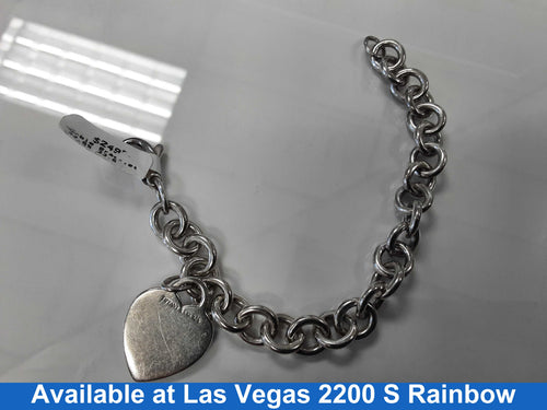 Cable Bracelet - Silver 33.6 grams 10 inch