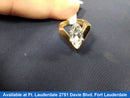 Women's Ring - Solitaire - Yellow Gold 14k (.585) 8.9 grams Size 5.5