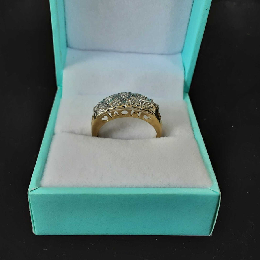 Women's Ring - Yellow Gold 10k (.417) 2.4 grams Size 7